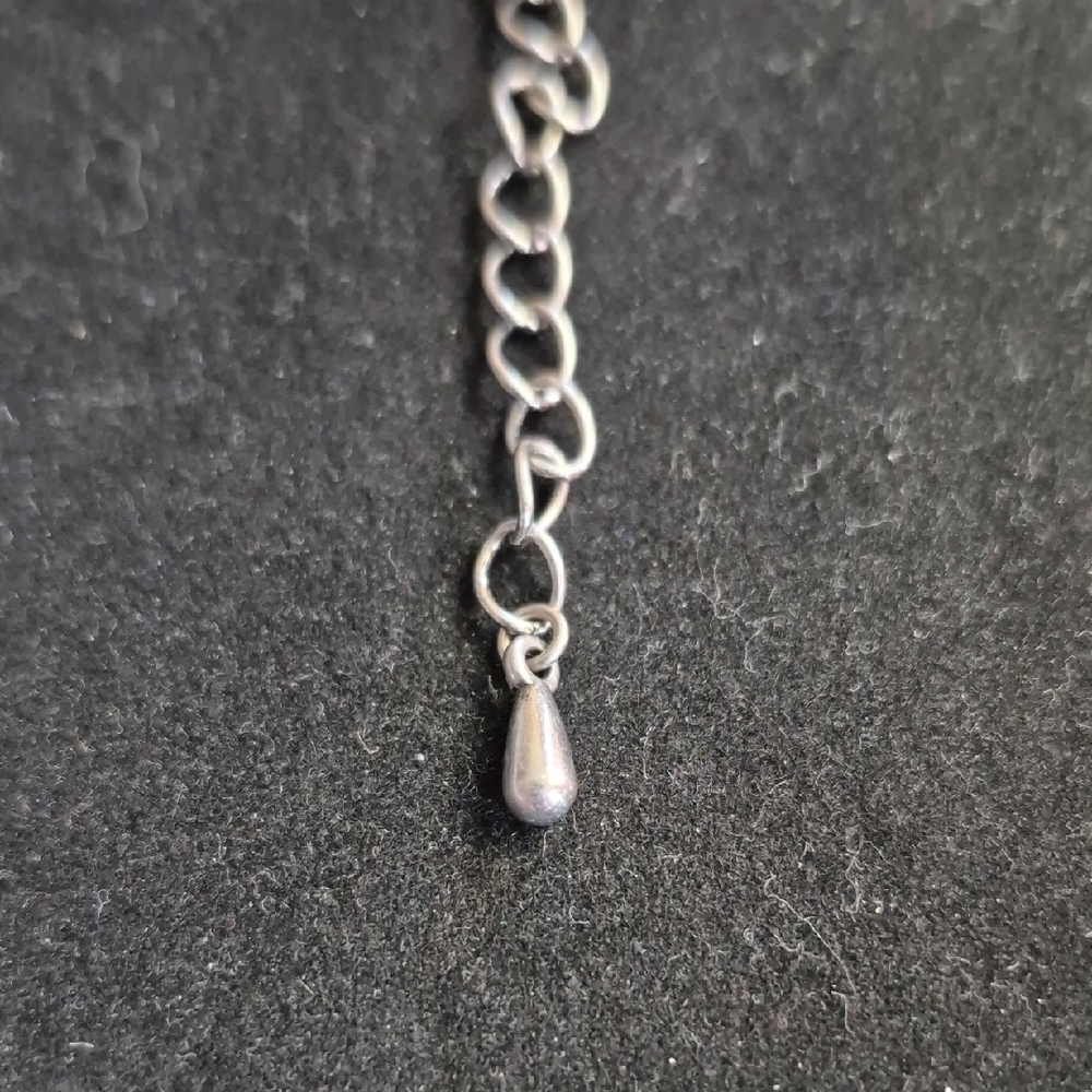 Lia Sophia Dark Purple and Green Necklace With Rhinestone Accents (j67) - Picture 6 of 6